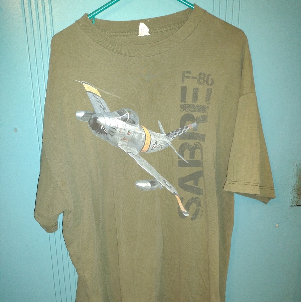 NICE SABRE 86 JET TSHIRT TOP GUN